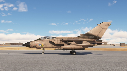 Tornado GR1 "Armoured Charmer", Op Granby, 1991 Xtra Dirty Version