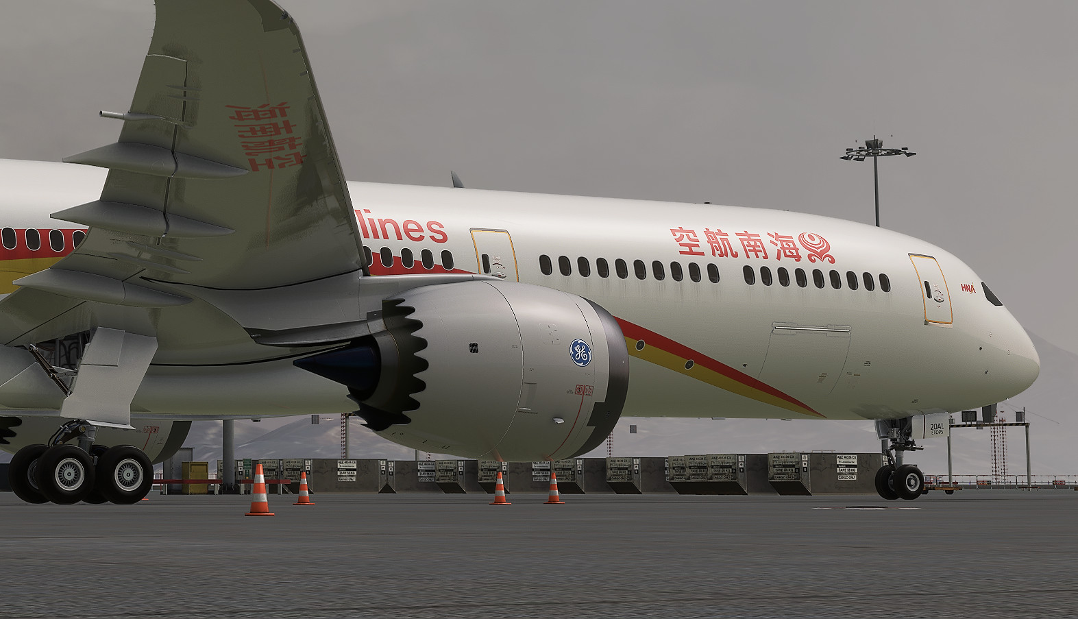 [NO MIRROR, 8K] Hainan Airlines 787-10 V2  B-20AL - Image 1