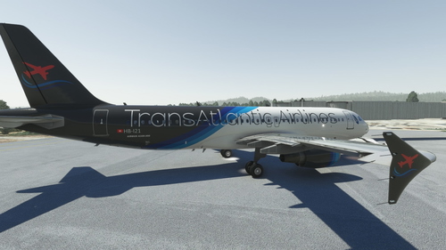 TransAtlantic Airlines FENIX 320 (HB-I21) - Summer 23 Livery Update