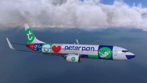 Transavia 737-8K2 PH-HSI Peter Pan special