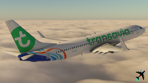 Transavia [PH-HSR] | PMDG B737-800BW