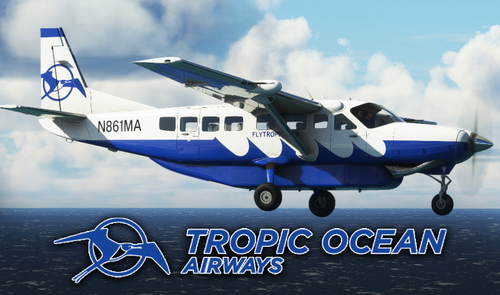 Tropic Ocean Airways | FlyTropic.com | N861MA [4K] | BlackSquare C208B Grand Caravan