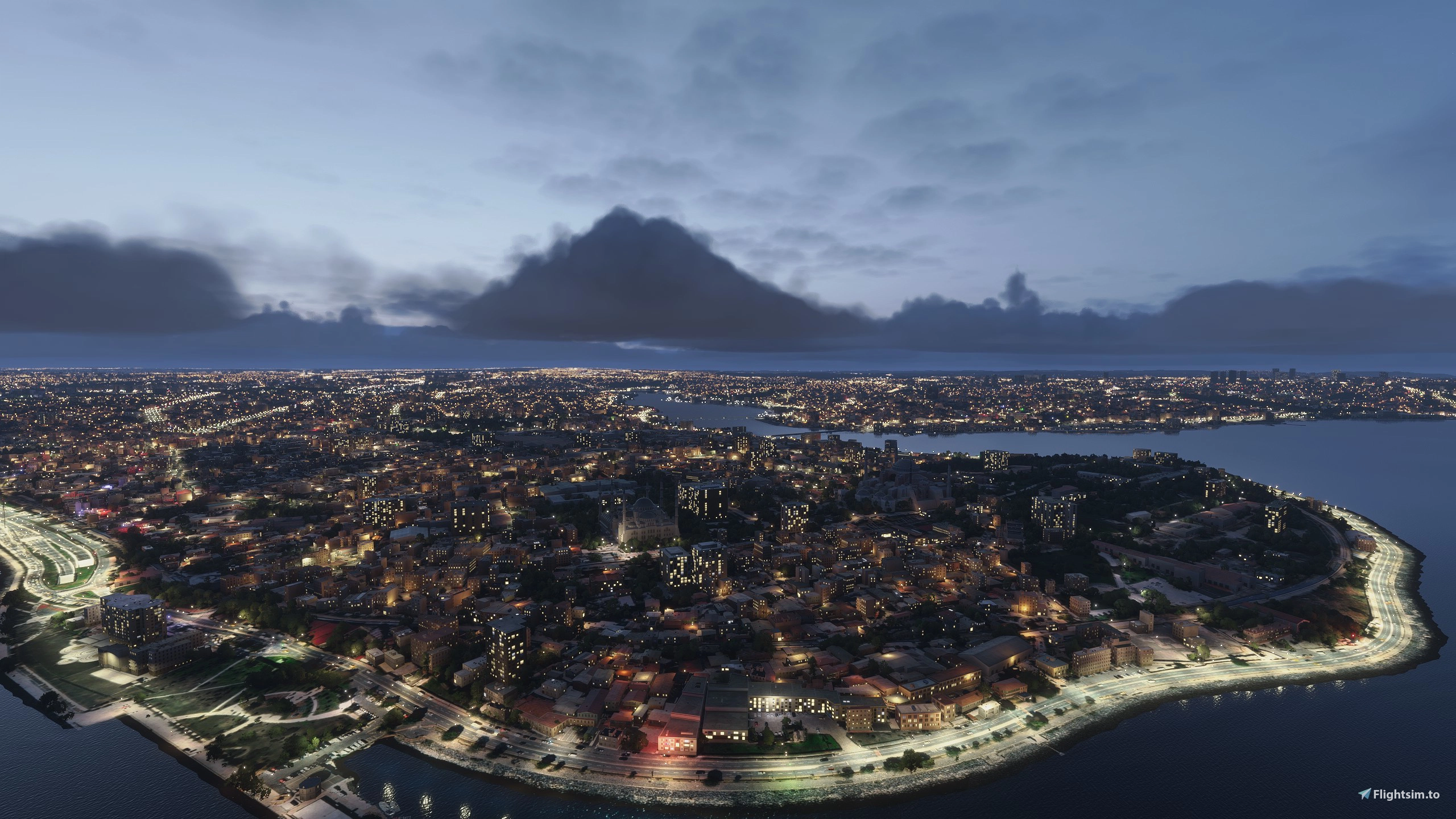 Turkiye Night Lighting