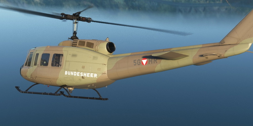 Taog's Hangar UH-1H Huey Austrian Bundesheer (Camouflage)