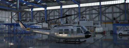 UH-1H-silver fictional,no markings(3 Versions)