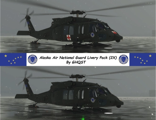 UH-60 Alaska Air National Guard Livery Pack (2X) By GHQST