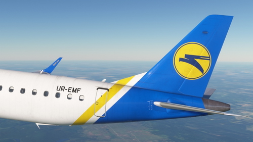 Ukraine International UR-EMF  Embraer 195