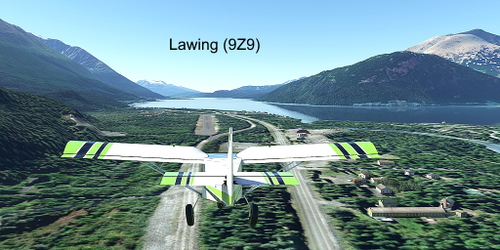 Ultralight Sightseeing - Alaska - Kenai Peninsula - Quartz Creek to Lawing - Mountain Valleys