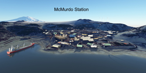Ultralight Sightseeing - Antarctica - McMurdo Station - Scott Base