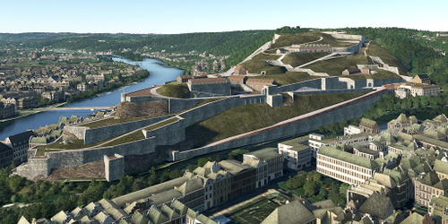 Ultralight Sightseeing - Belgium - Citadel of Namur