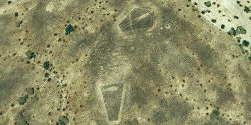 Ultralight Sightseeing - California - Blythe - Intaglios Anthropomorphic Geoglyphs