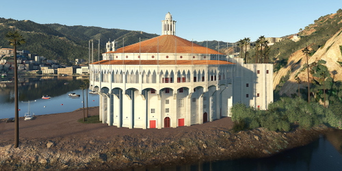 Ultralight Sightseeing - California - Catalina Island - Airport and Casino