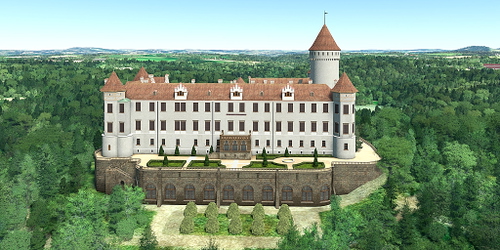 Ultralight Sightseeing - Czech Republic - Benesov - Konopiste Castle