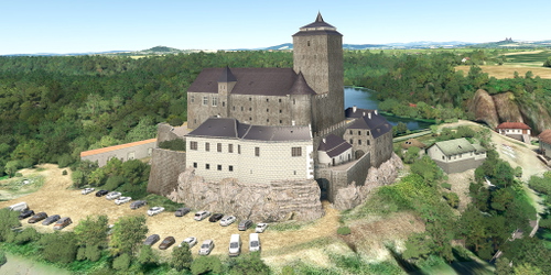 Ultralight Sightseeing - Czech Republic - Libosovice - Kost Castle