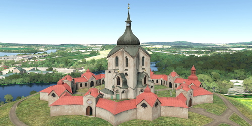 Ultralight Sightseeing - Czech Republic - Pilgrimage Church of Saint John of Nepomuk