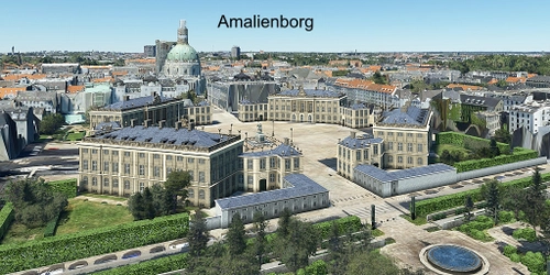 Ultralight Sightseeing - Denmark - Copenhagen - Rosenborg Castle - Amalienborg - Opera House