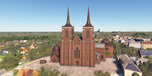 Ultralight Sightseeing - Denmark - Roskilde Cathedral