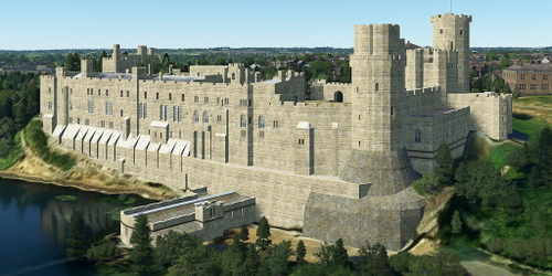 Ultralight Sightseeing - England - Warwickshire - Warwick Castle