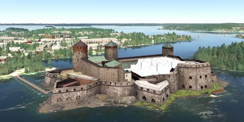 Ultralight Sightseeing - Finland - Savonlinna - Olavinlinna