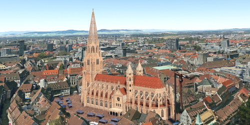 Ultralight Sightseeing - Germany - Freiburger Minster