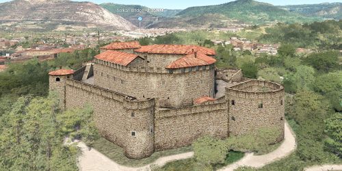 Ultralight Sightseeing - Italy - Gorizia Castle - World's Longest Stone Arch Railroad Bridge