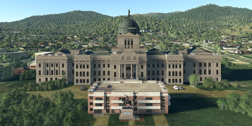Ultralight Sightseeing - Montana - Helena - State Capitol