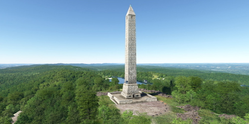 Ultralight Sightseeing - New Jersey - Skylands Region - High Point Monument