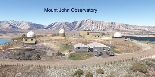 Ultralight Sightseeing - New Zealand - Tekapo - Observatory - Good Shepherd Church - Power Station