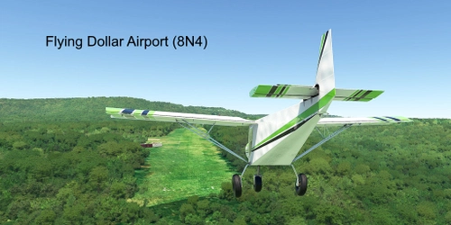 Ultralight Sightseeing - Pennsylvania - Flying Dollar - Oldest Airstrip in Pocono Mountains