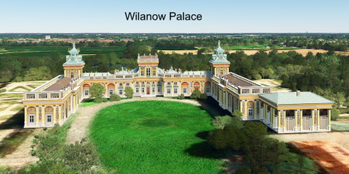 Ultralight Sightseeing - Poland - Warsaw - Wilanow Palace - Palace of Culture and Science