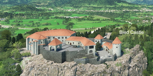 Ultralight Sightseeing - Slovenia - Brdo Castle - Bled Castle - Church of the Assumption