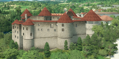 Ultralight Sightseeing - Slovenia - Zuzemberk Castle