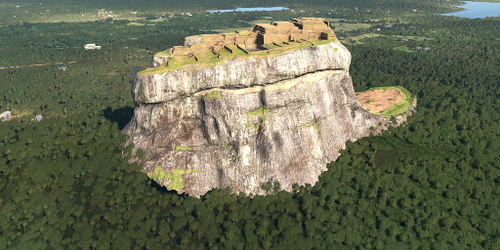 Ultralight Sightseeing - Sri Lanka - Dambulla - Sigiriya Rock Fortress