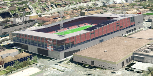 Ultralight Sightseeing - Switzerland - Neuchatel - Stade de la Maladiere
