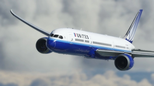 United Airlines Blue Tulip Horizon Simulations 787-9 [Fictional]