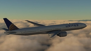 United Airlines 'CO/Merger' [Pack] w/Cabin PMDG B777-322ER thumbnail 10