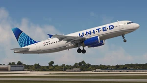 United Airlines 'Evo-Blue' | Pack | w/Cabin | Fenix A320 V2 (8K + 4K) thumbnail 8