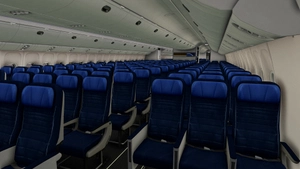 United Airlines 'Evo-Blue' [Pack] w/Cabin PMDG B777-322ER thumbnail 21
