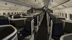 United Airlines 'Evo-Blue' [Pack] w/Cabin PMDG B777-322ER thumbnail 16