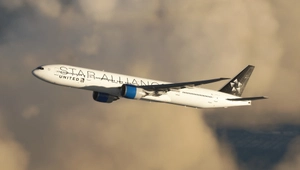 United Airlines Star Alliance Fictional  N218UA PMDG Boeing 777-300ER - 8K thumbnail 1