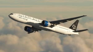 United Airlines Star Alliance Fictional  N218UA PMDG Boeing 777-300ER - 8K thumbnail 4