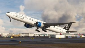 United Airlines Star Alliance Fictional  N218UA PMDG Boeing 777-300ER - 8K thumbnail 8