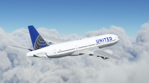 United (Gold Stripe) (N77019) - CS 777-200 thumbnail 3