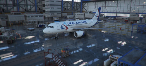 Ural Airlines A 319 Livery