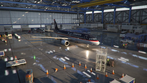 US Airways  CFM N117UW black | Fenix A320 V2B2