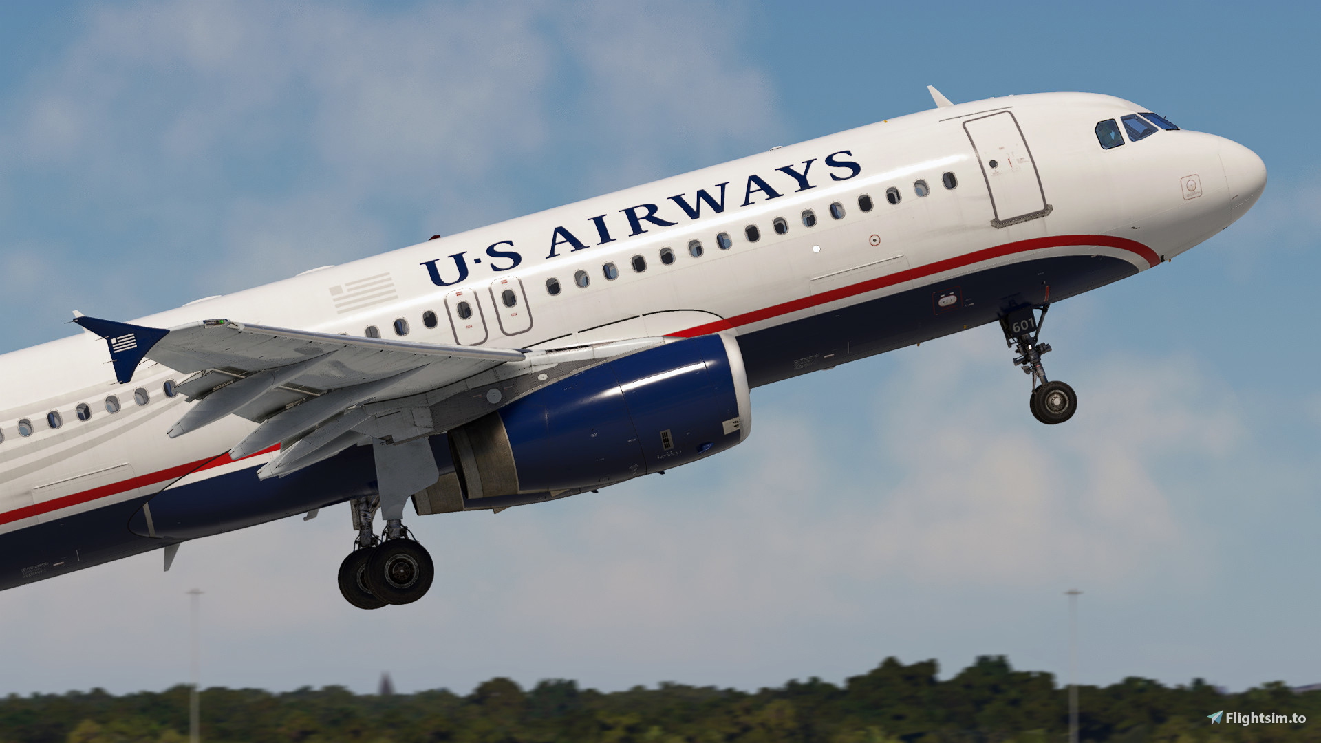 US Airways | Pack | w/Cabin | Fenix A320 V2 (8K + 4K) - Image 1