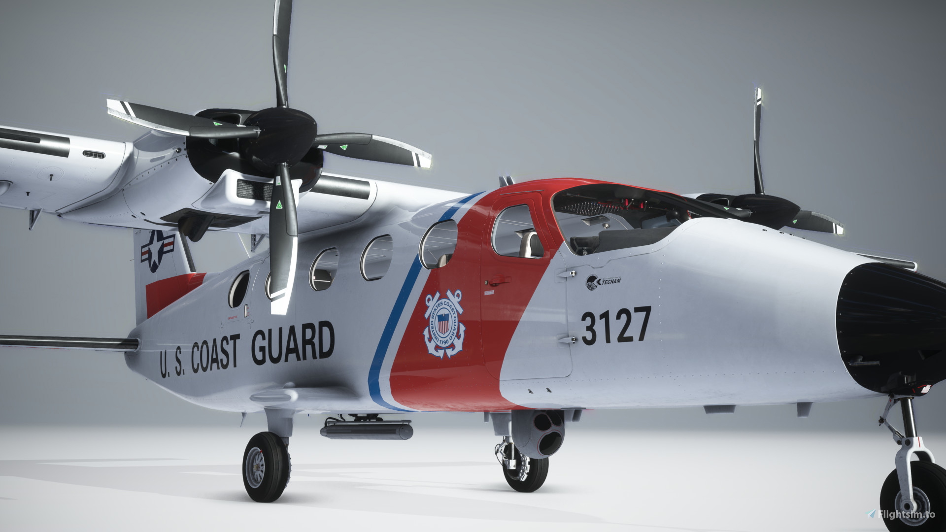 U.S. Coast Guard - FSS Tecnam P2012 Traveller for Microsoft Flight