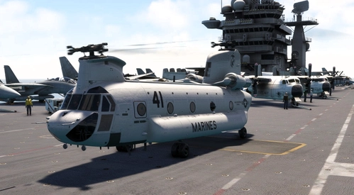 US Marines CH-47D - Haze Grey