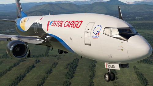 VA Vostok Cargo | PMDG Boeing 737-800BCF BW