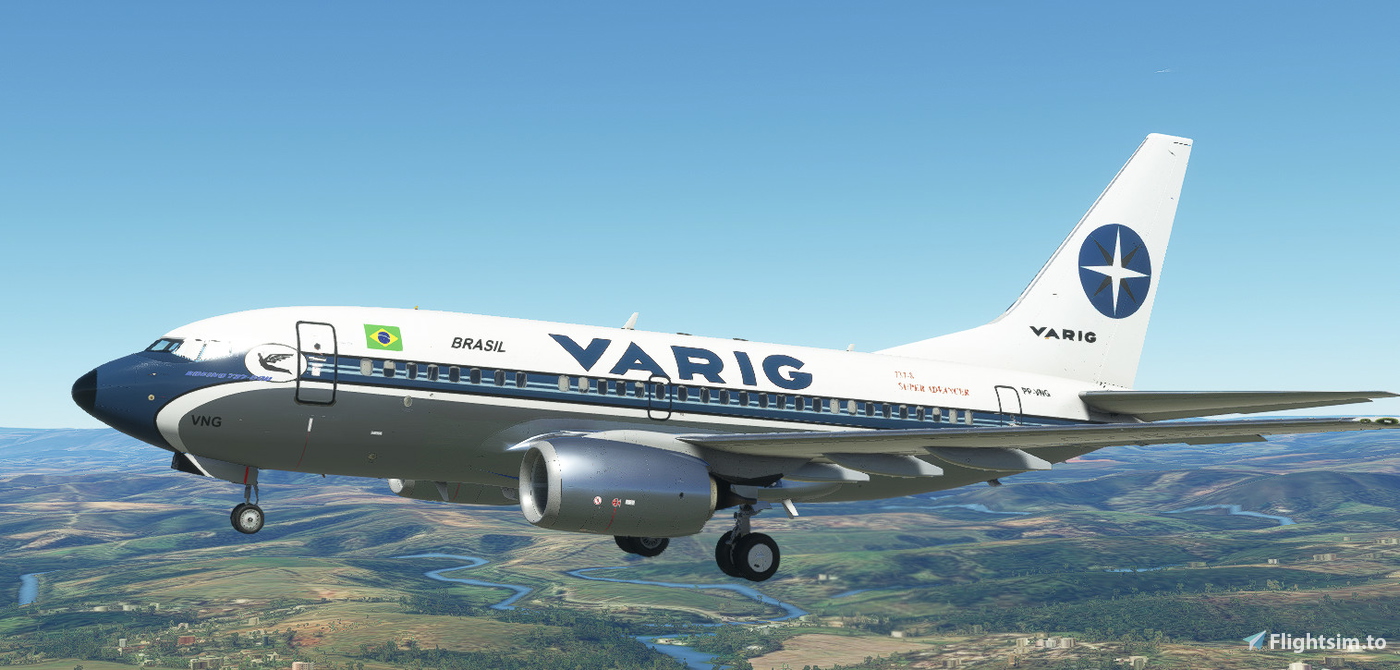 Varig VARIG OLD 737-600 pour Microsoft Flight Simulator | MSFS